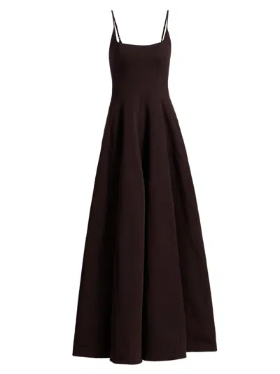 STAUD WOMEN'S JOY COTTON-BLEND MAXI DRESS