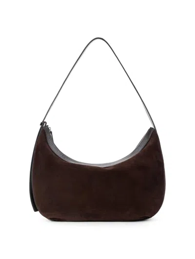 Staud Large Demy Shoulder Bag In Brown