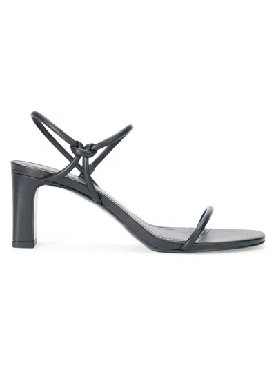 Staud Women's Laurel 65mm Leather Sandals In Black