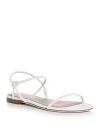 Staud White Laurel Sandals In Paper