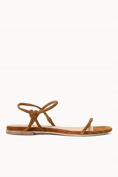 Staud Women's Laurel Suede Sandals In Tan In Brown