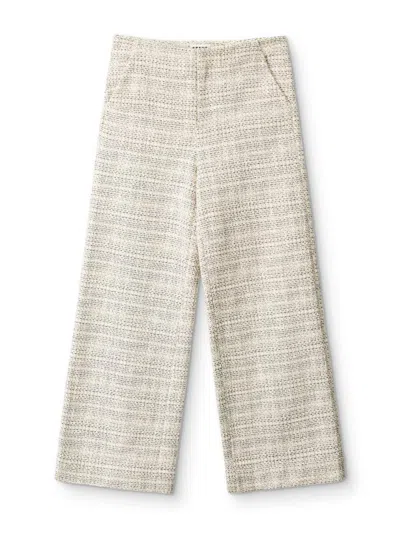 Staud Women's Lilia Tweed Straight Pants In Multi