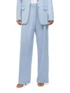 Staud Women's Luisa Pleated Wide-leg Pants In Periwinkle