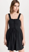 Staud Mini Sutton Dress In Black