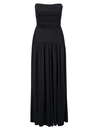 Staud Women's Mariana Strapless Maxi Dress In Black