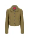 Staud Marino Jacket In Green
