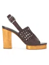 Staud Martina Platform Sandal In Gray