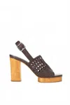 Staud Martina Platform Sandal In Brown