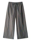 Staud Mateo Pants In Huntington Stripe In Multi