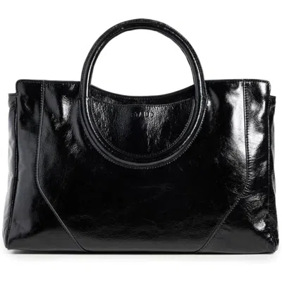 Staud Women's Maude Leather Satchel, Black