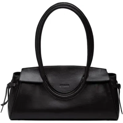 Staud Women's Maude Leather Shoulder Bag, Black