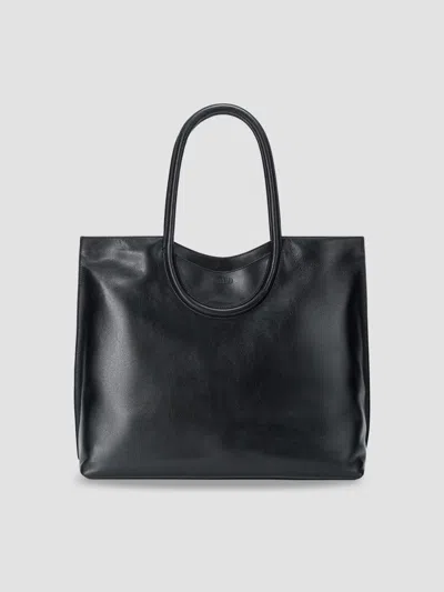 Staud Women's Maude Leather Tote Bag In Black
