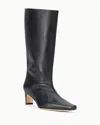 Staud Wally Leather High Boots In Black