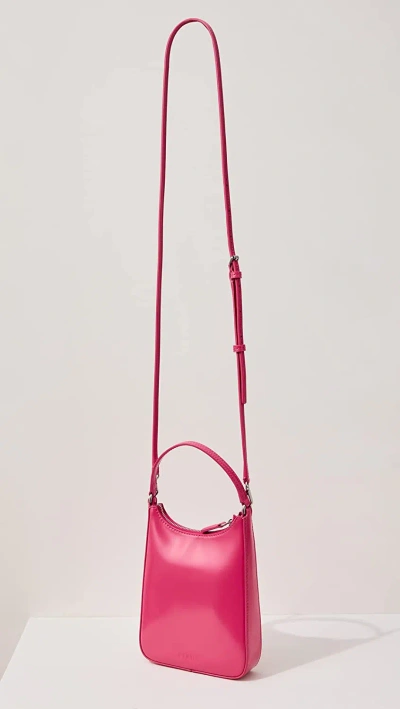 Staud Mini Alec Leather Tote Bag In Pink