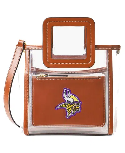 Staud Women's Minnesota Vikings Clear Mini Shirley Bag In No Color