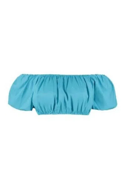 Staud Women's Modern Top In Bright Blue
