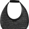 STAUD WOMEN'S MOON WOVEN TOTE BAG, BLACK