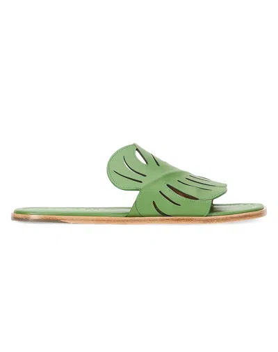 Staud Women's Palm Sandal In Green