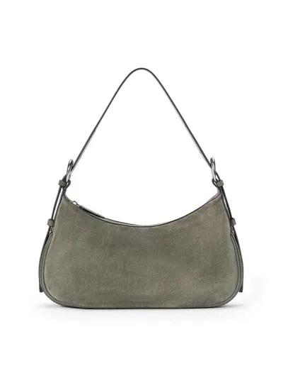 Staud Women's Pine Suede Shoulder Bag In Gray