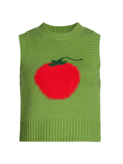 Staud Women's Pingo Tomato Sweater Vest
