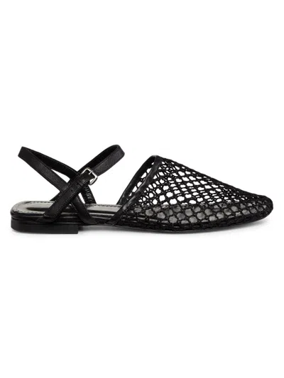 STAUD WOMEN'S RETE PAPER NET SANDALS