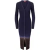 Staud Shoko Sweater Dress In Twilight Dip Dye In Multi