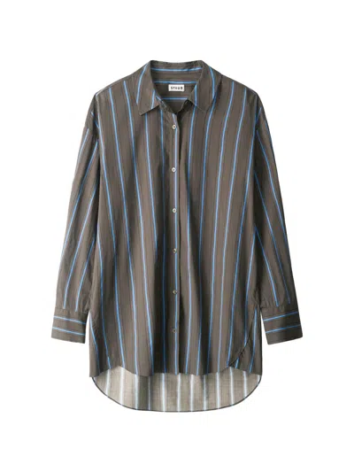 Staud Women's Sandbar Striped Shirt