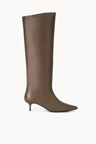 Staud Women's Sebastian Kitten Heel Boot In Truffle In Brown