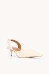 Staud Women's Sebastian Slingback Heels In Cream In White