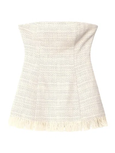 Staud Women's Silvia Strapless Top In Neutral