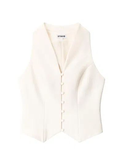 Staud Women's Stella Vest Top In Sand