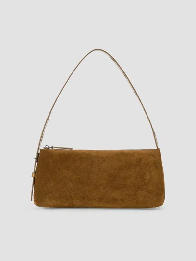 Staud Women's Strada Suede Shoulder Bag In Cigar