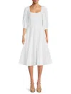 staud swells midi dress STAUD Swells Dress