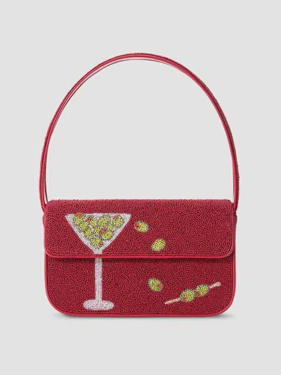Staud Women's Tommy Beaded Martini Shoulder Bag In Extra Dirty