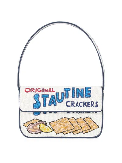 Staud Women's Tommy Beaded Shoulder Bag