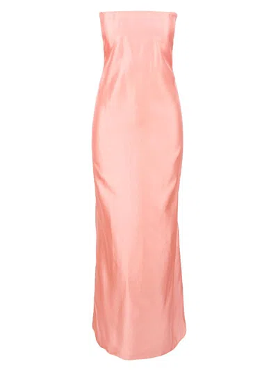 Staud Women's Tullio Silk Strapless Gown In Pink