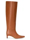 Staud Wally Tall Leather Boots In Brown