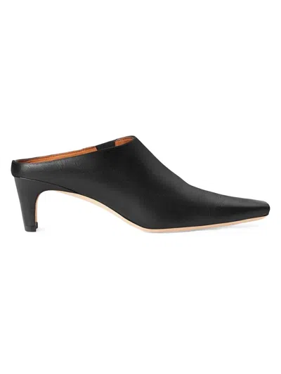 STAUD WOMEN'S WALLY 55MM LEATHER MULES