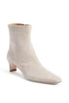 Staud Off-white Wally Ankle Boots In Grey