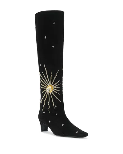 Staud Women's Wally Embellished Boots In Black Celestial