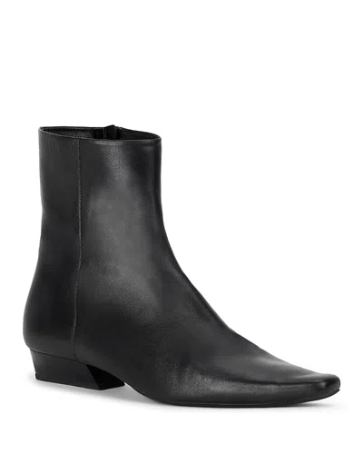 Staud Women's Wally Flat Ankle Boots In Black