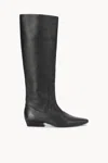 Staud Leather Boots In Black