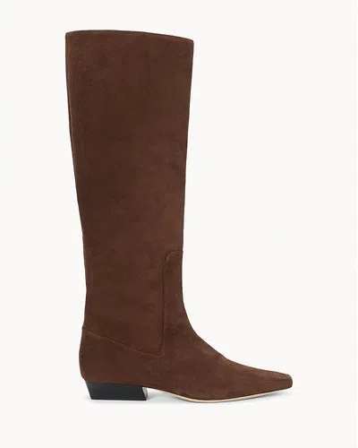 Staud Women's Wally Flat Boots In Brown