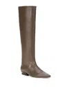 Staud Women's Wally Flat Boots In Leather In Brown