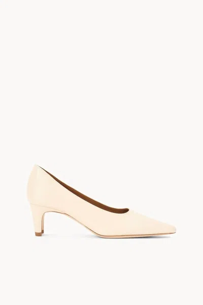 Staud Women's Wally Leather Pumps In Cream In White