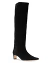 Staud Women's Wally Mid Heel Knee High Boots In Black