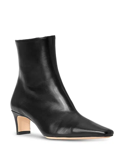 Staud Women's Wally Square Toe Ankle Boots In Black