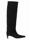 Staud Wally Suede Knee-high Boots In Multi