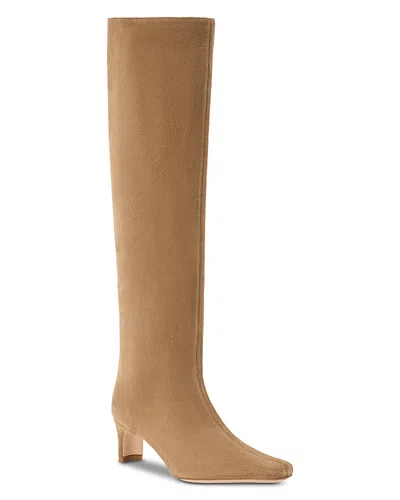 Staud Women's Wally Suede Tall Boots In Brown