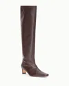 Staud Women's Wally Tall Boots In Leather In Brown